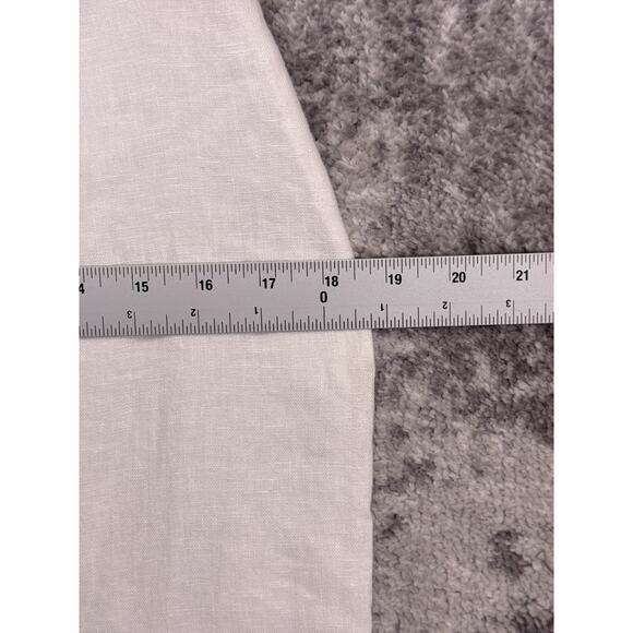 New Posse Maxi Skirt Small Womens Gigi Linen Column Button Front Ivory - Picture 4 of 7